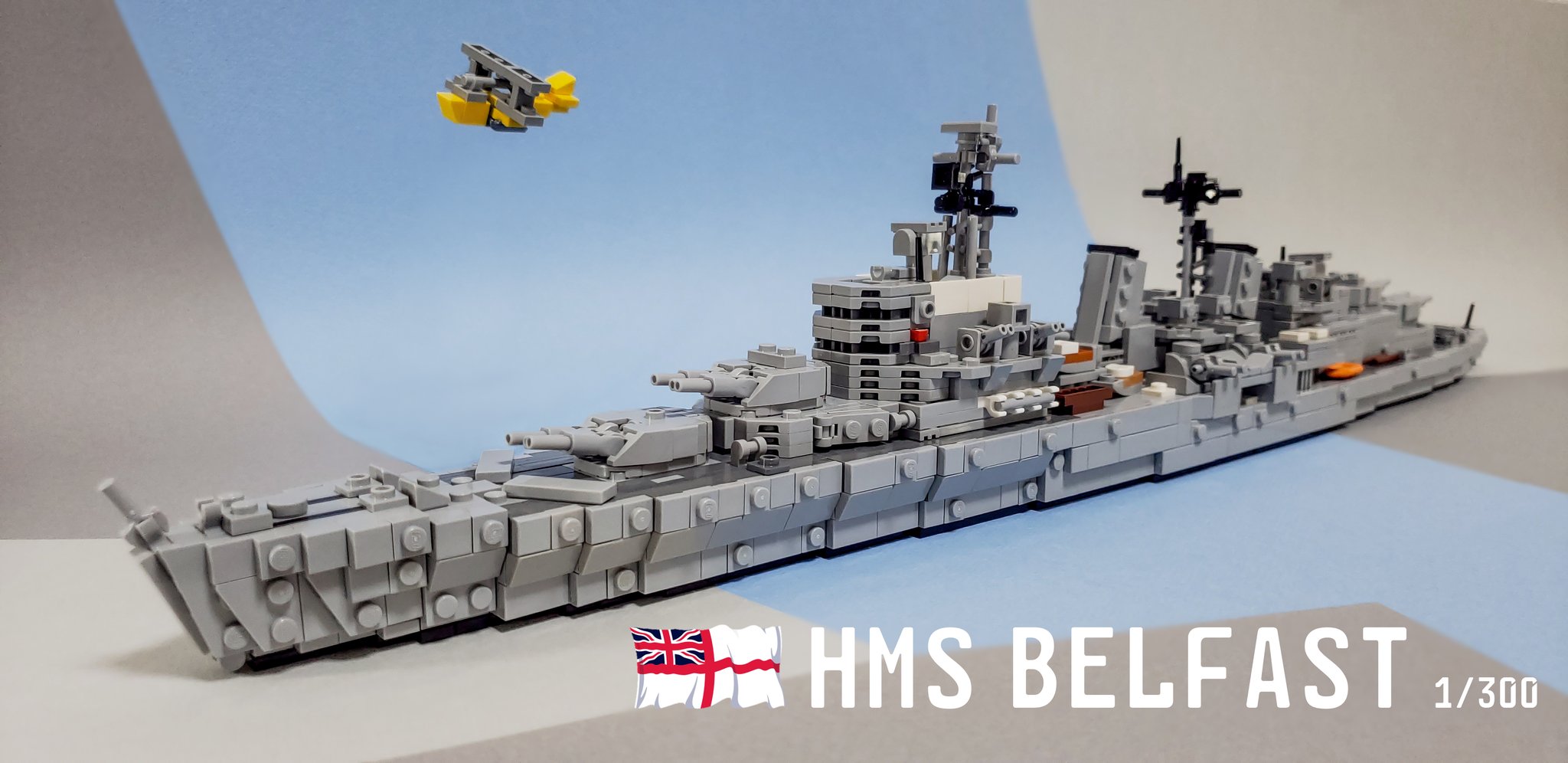 作品紹介 チケ作「巡洋艦ベルファスト」 | エリアスのレゴまとめ