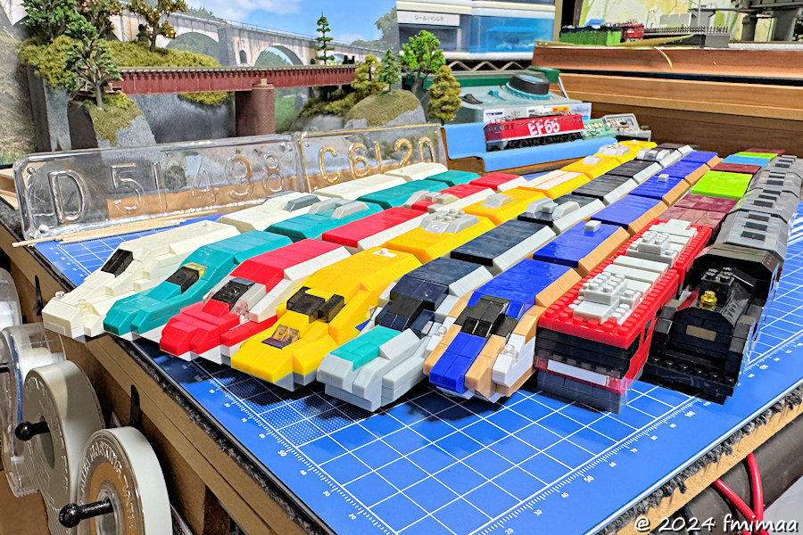 DAISO プチブロック トレインシリーズ増備 その5 … SLニセコ(2) 客車編