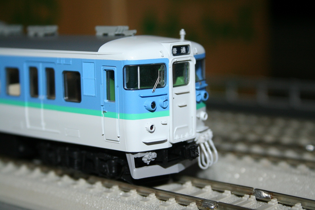 TOMIX 115系長野色-4（細部観察など） - 零工房レンタルレイアウト店の