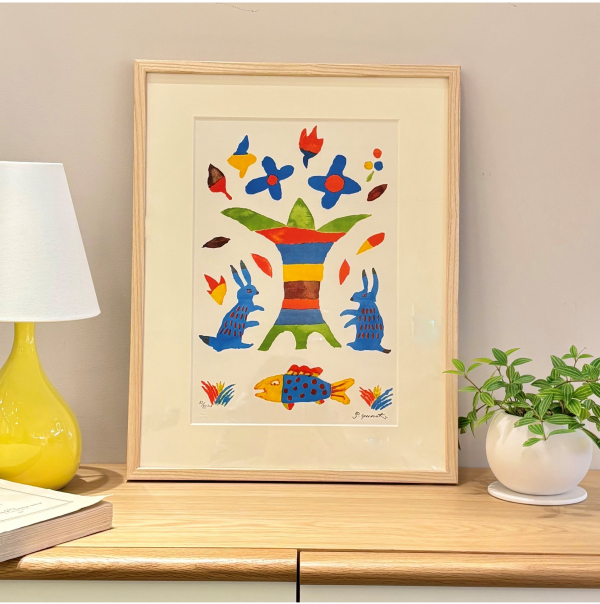 染色家・柚木沙弥郎リトグラフ限定復刻 | IDEE SHOP VARIETE