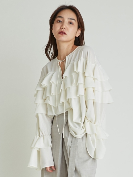 新作！ティアードフリルブラウス | FRAY I.D | ショップブログ | 渋谷