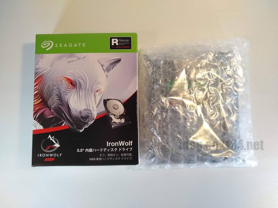 薄さ20.2mm NAS用 Seagate IronWolf 4TBのSMART情報と外観紹介。CMR