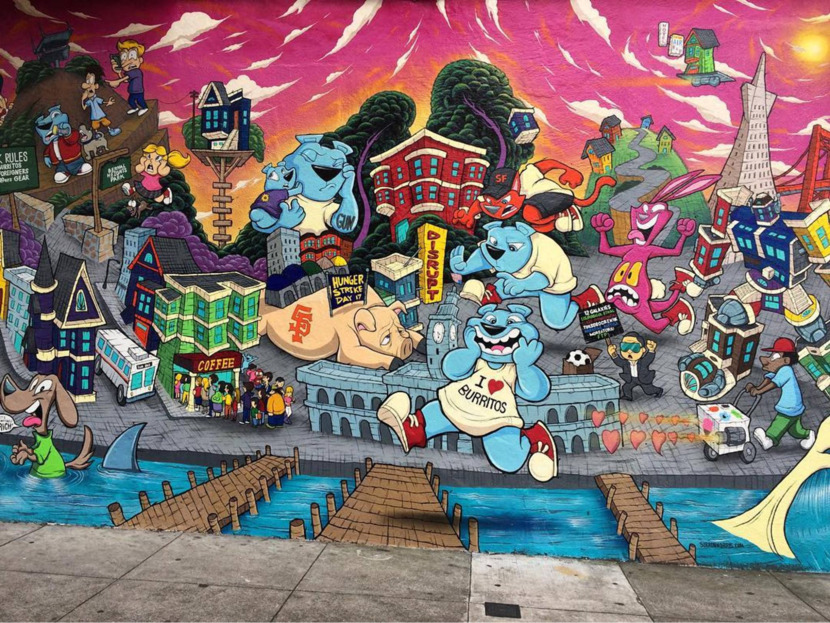 サンフランシスコのストリートアート：壁の向こうの声 - デザイン会社