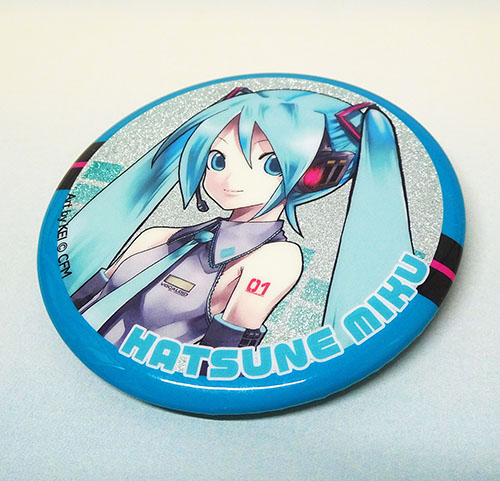 6月下旬よりピアプロキャラクターズの「キラキラ缶バッジ」がカプセル