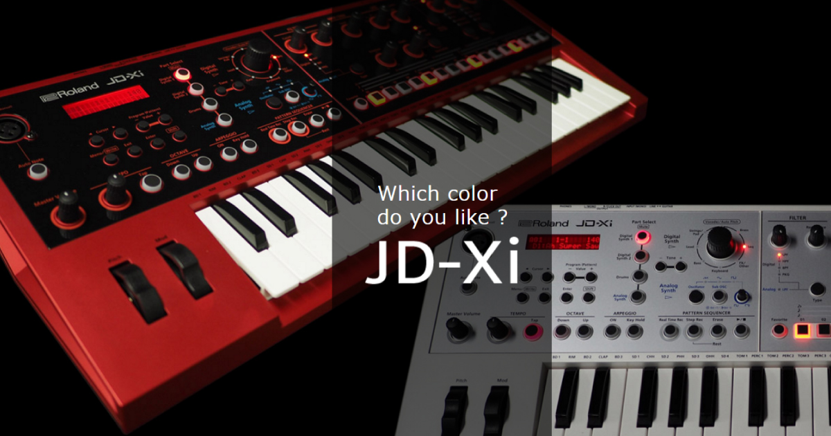 Roland - Blog - Information - 【INFO】あなたなら、どのカラー？JD