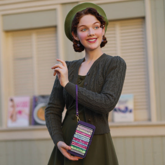 Vendula London Traveling Library Universal Flip Phone Case