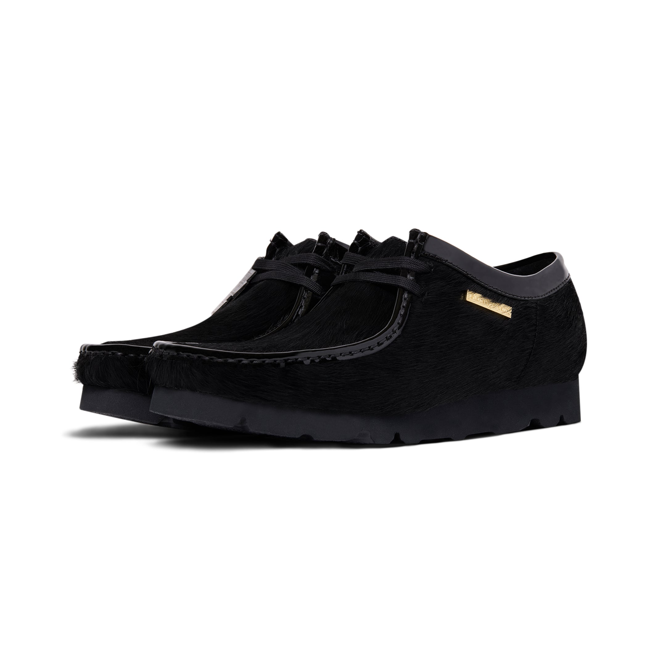 Clarks Wallabee Black Hair On BlackEyePatch atmos