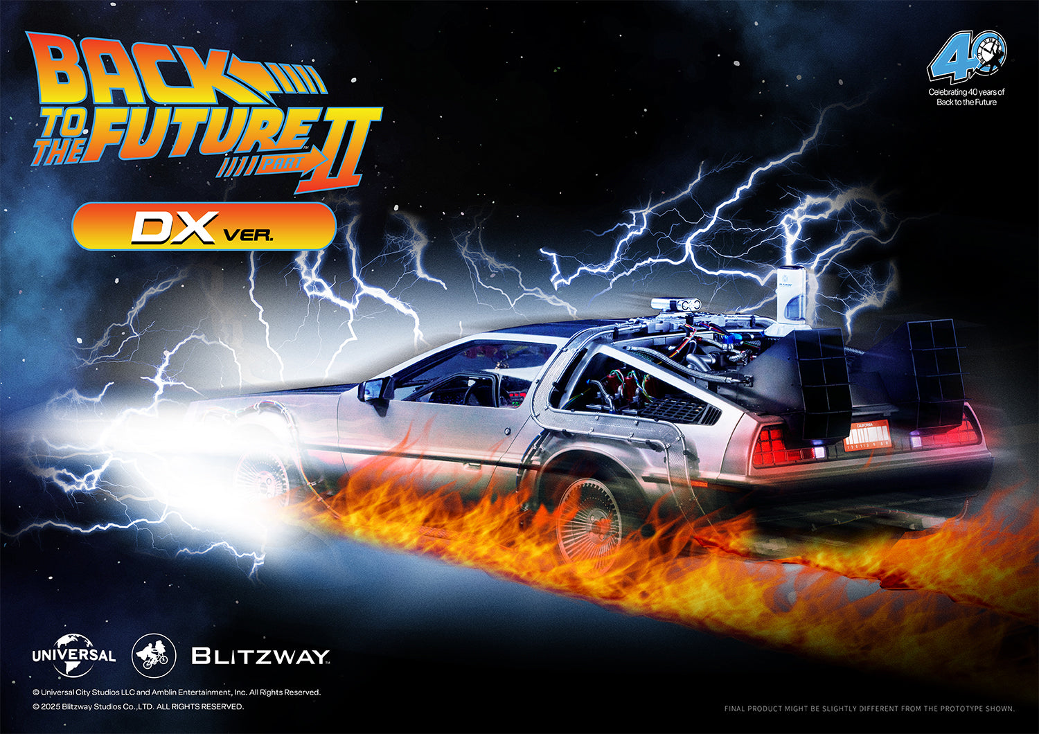 Blitzway Back to the Future 2 Time Machine DX Ver. – 1/6 Delorean