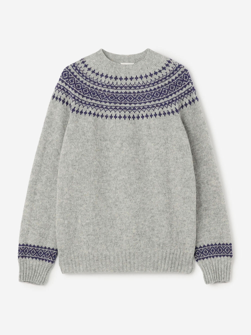 MORRIS & SONS | ジーロンラム ノルディックセーター MEN