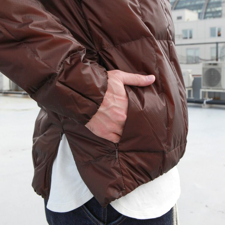 norbit Ventilation Side Slit Inner Down Jacket | Brownfloor clothing