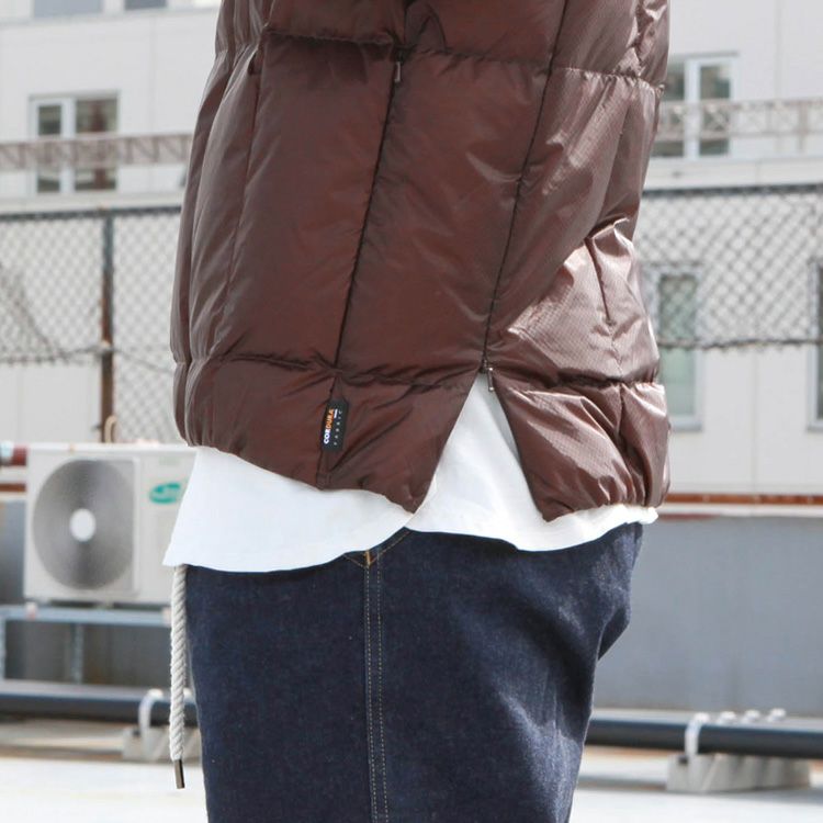 norbit Ventilation Side Slit Inner Down Jacket | Brownfloor clothing