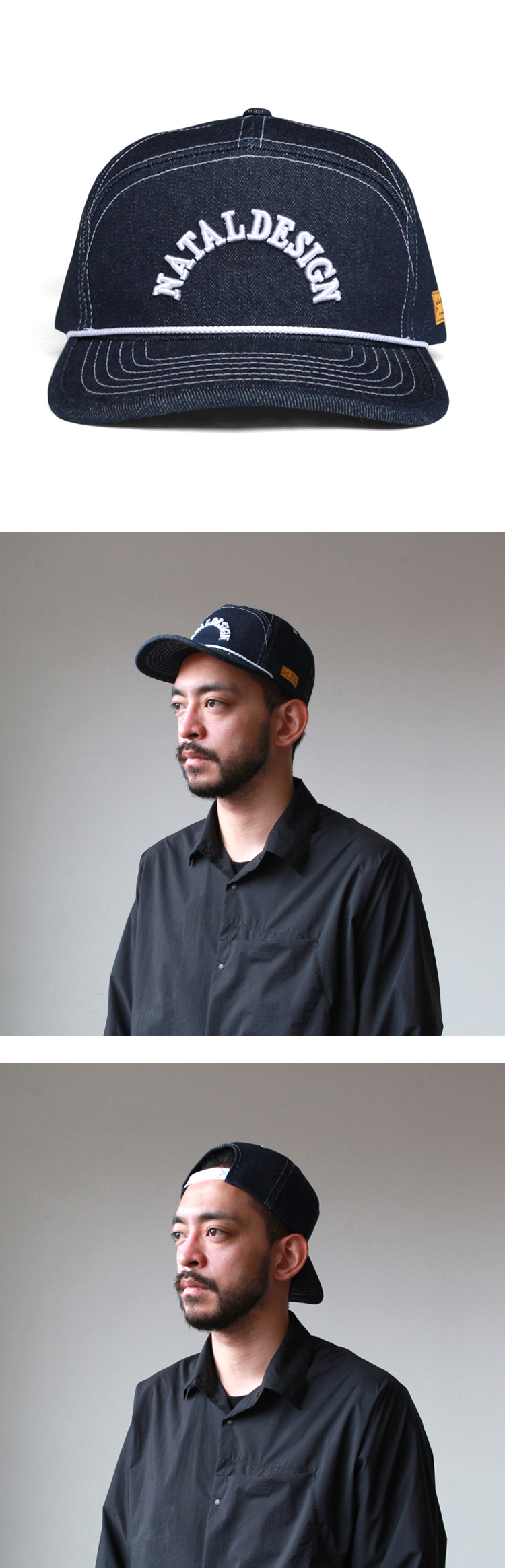 NATAL DESIGN GOOD BOY CAP DENIM 2 2025SS | Brownfloor clothing