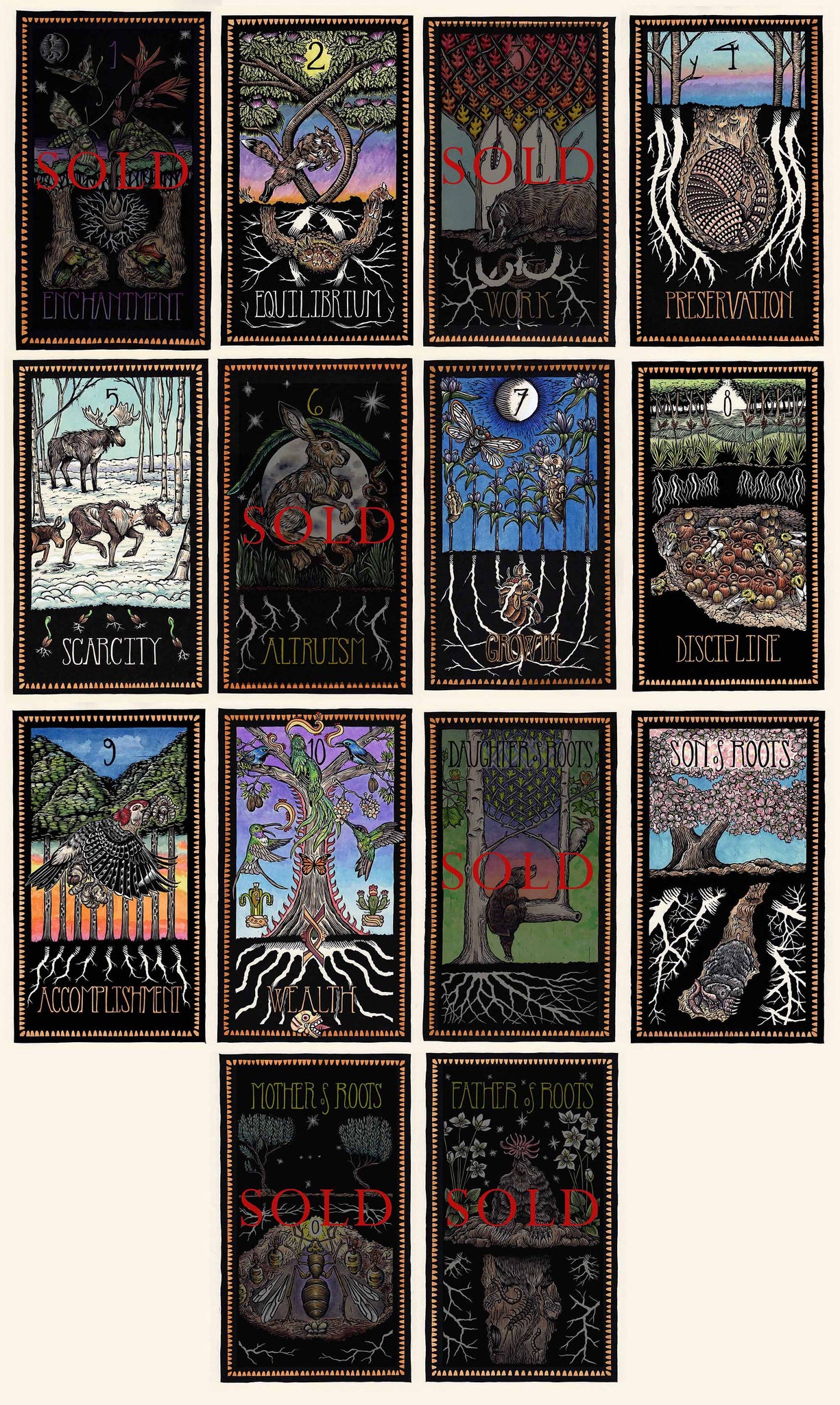 Brady Tarot Original Art