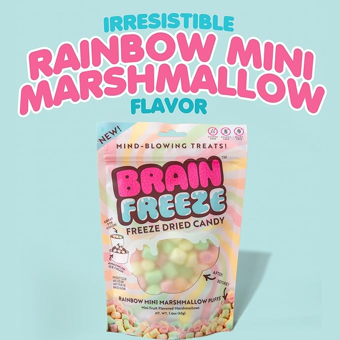 Marshmallow Mania Mix– Brain Freeze™ Freeze Dried Candy