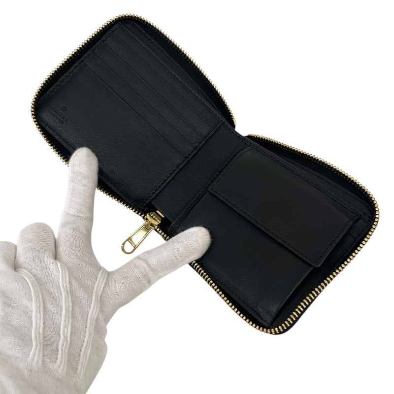 GUCCI】グッチ ジップアラウンド コンパクトウォレット 658837 二