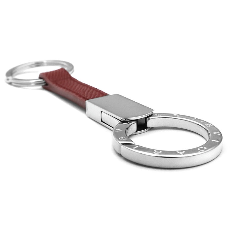 Brandol / BVLGARI ブルガリ キーリング レザー リング キーホルダー