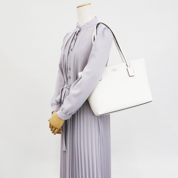 Brandol / COACH コーチ トートバッグ シティ レザートート ホワイト