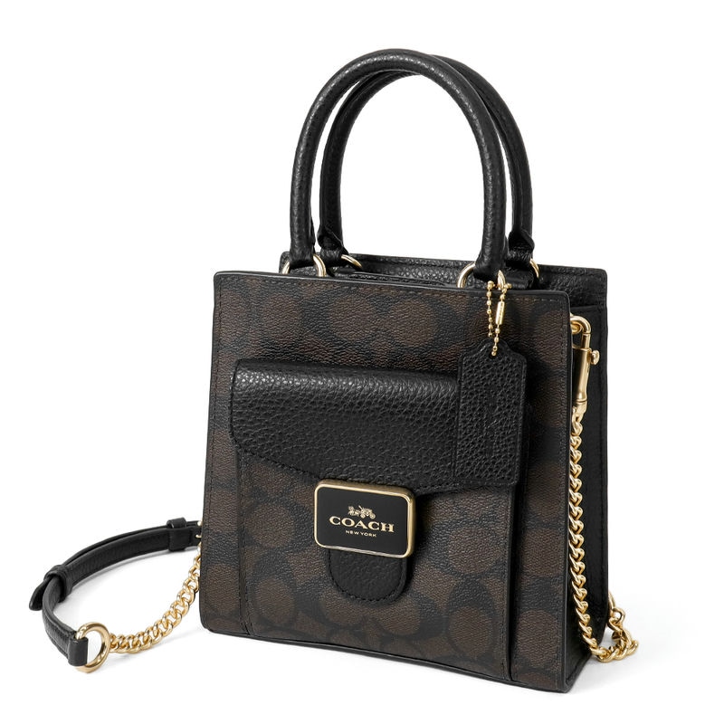 Brandol / COACH コーチ ショルダーバッグ シグネチャー ミニ ペッパー