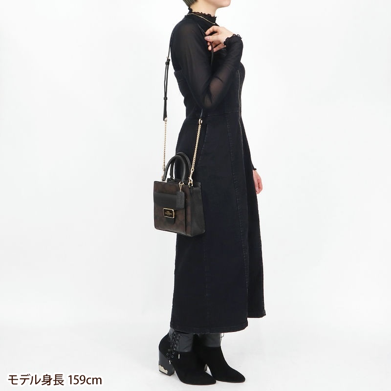 Brandol / COACH コーチ ショルダーバッグ シグネチャー ミニ ペッパー