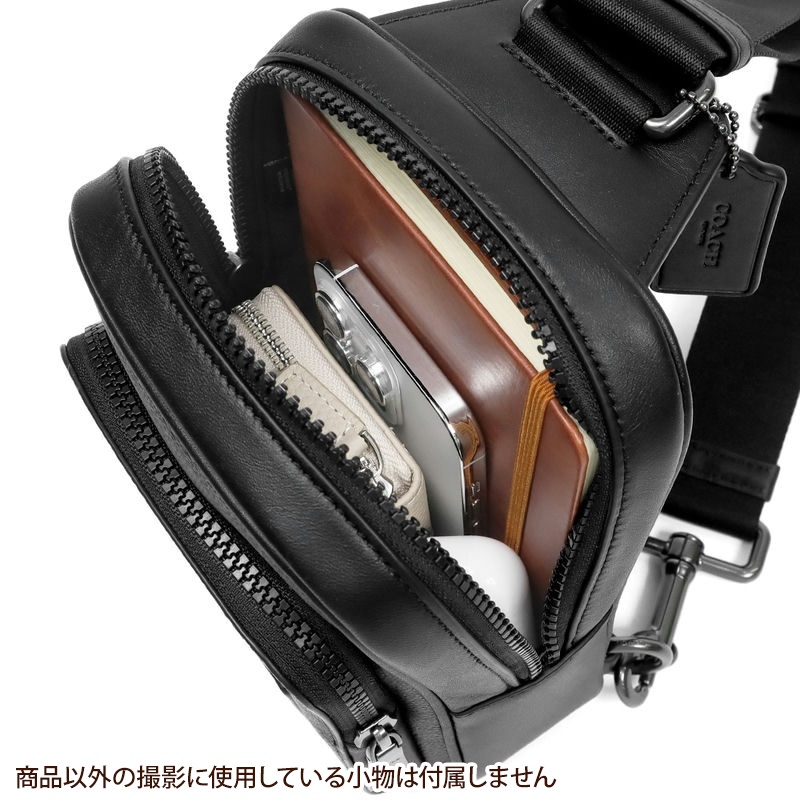 Brandol / COACH コーチ ボディバッグ シグネチャー 縦型 スリング