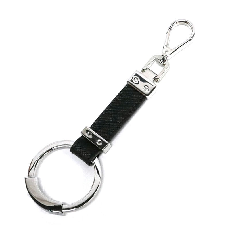 Brandol / PRADA プラダ キーリング サフィアーノ レザー キーホルダー