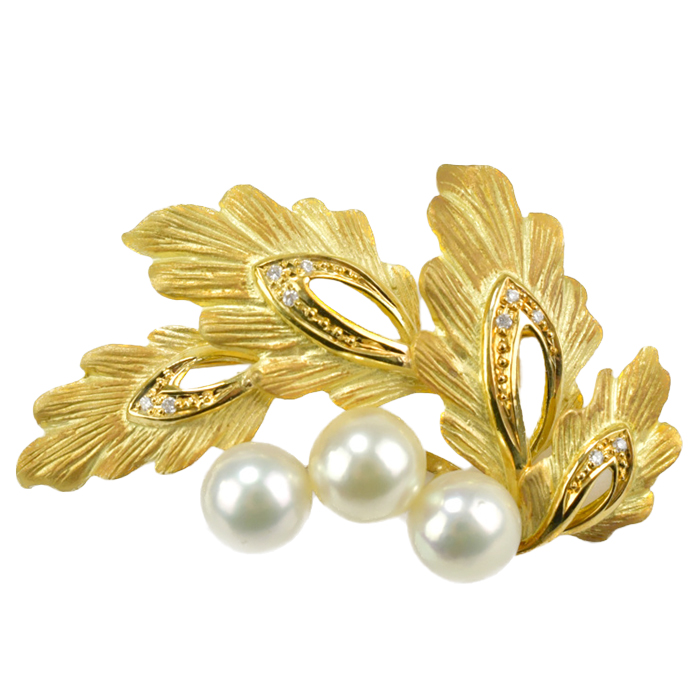 パール ブローチ K18 買取実績【買取日：2023年5月30日】 | ブランド品