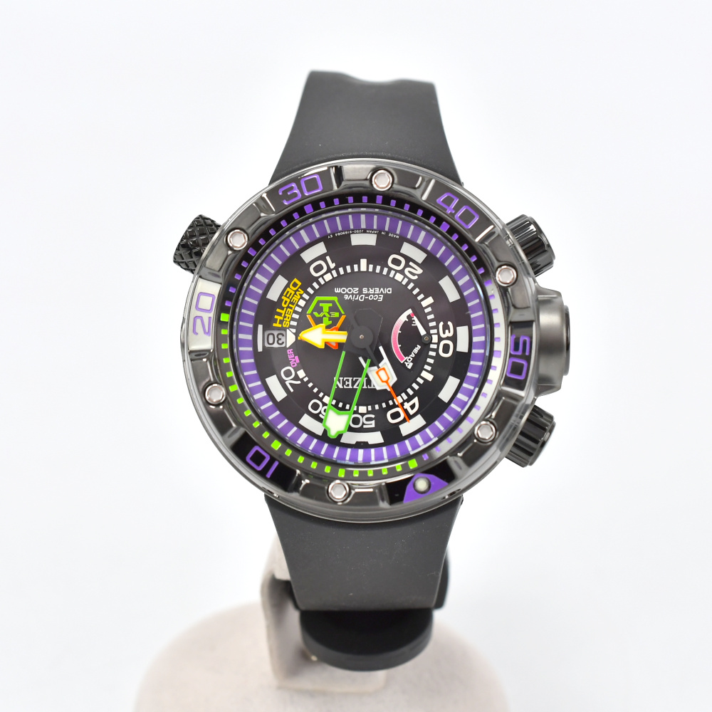 シチズン プロマスター エヴァンゲリオンコラボ 初号機SPECIAL 黒文字