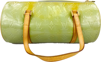モノグラム ヴェルニ ベッドフォード ライムイエロー ハンドバッグ