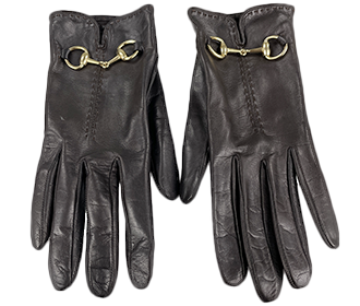 ホースビット レザー ブラウン グローブ 手袋|古い買取実績|キズ・汚れ