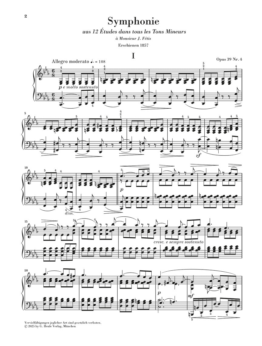 ピアノ／アルカン：交響曲 Op.39-4〜7 – BREMEN MUSIC SHOP