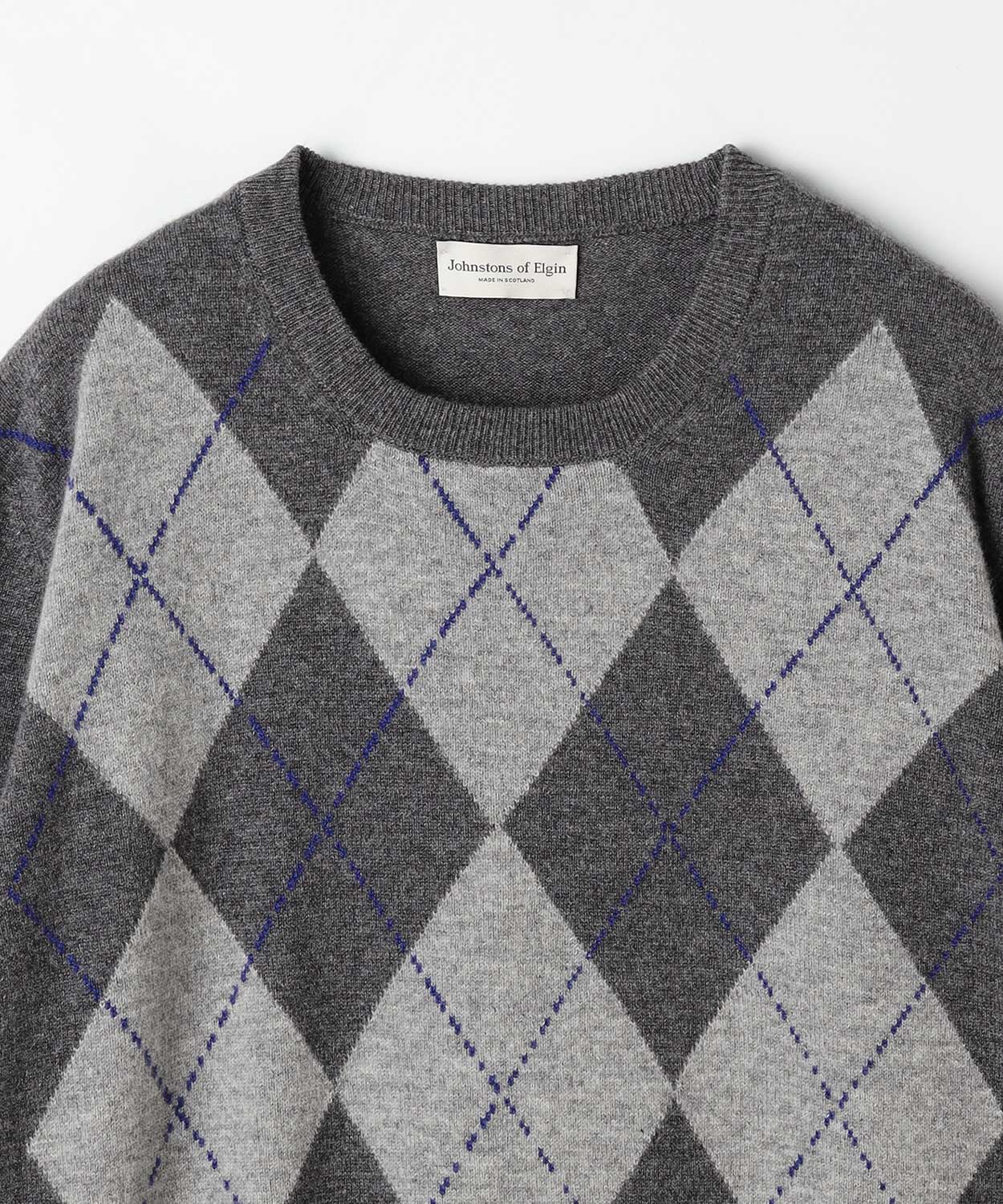 アーガイルセーター(カシミヤ)(MEN) 全2色 | BRITISH MADE