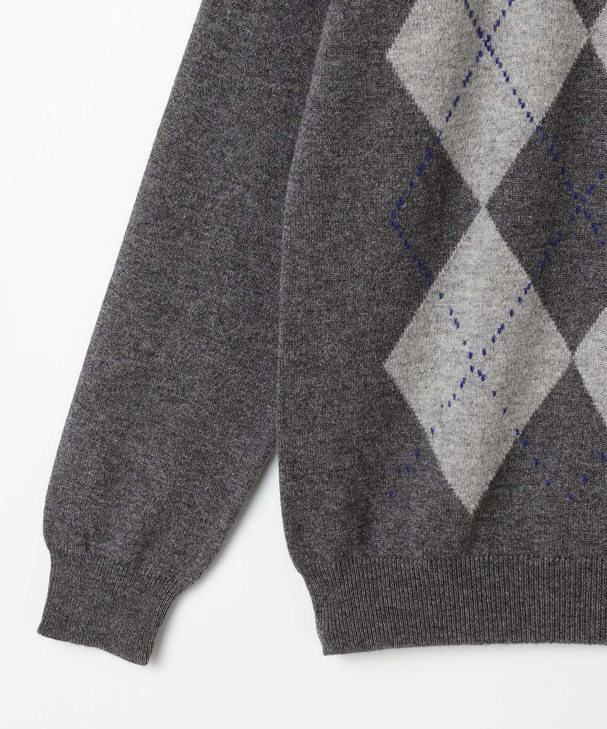アーガイルセーター(カシミヤ)(MEN) 全2色 | BRITISH MADE