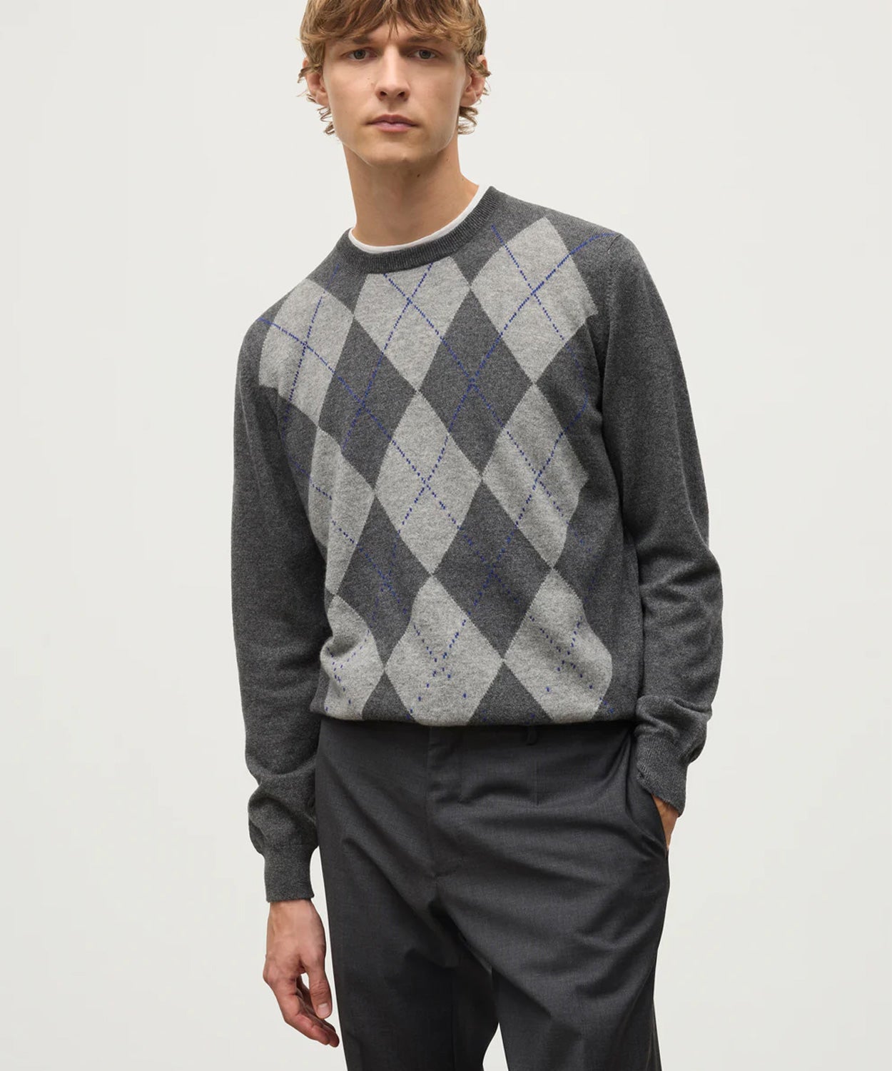 アーガイルセーター(カシミヤ)(MEN) 全2色 | BRITISH MADE