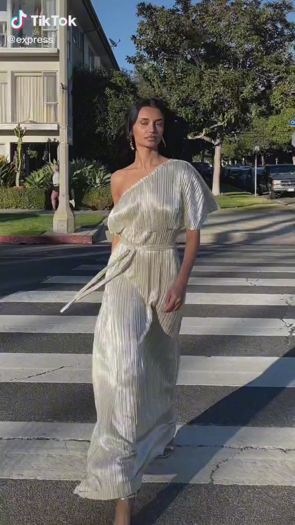 Size M Express Rachel Zoe Gold Mother of Bride Dress – Bridal Sense