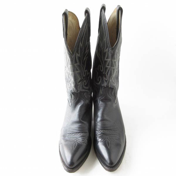 DAN POST ダンポスト ウエスタンブーツ 黒 10.5D 28.5cm ブラック