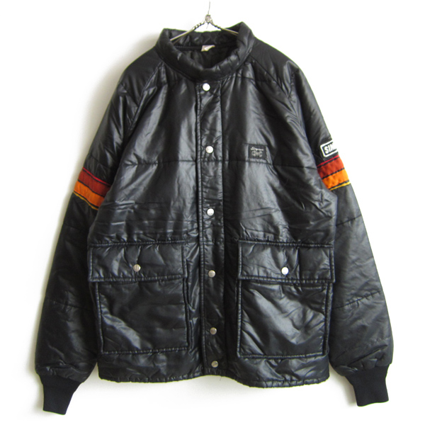 70's/80's/SIMPSON/シンプソン/中綿/レーシングジャケット/黒【XL