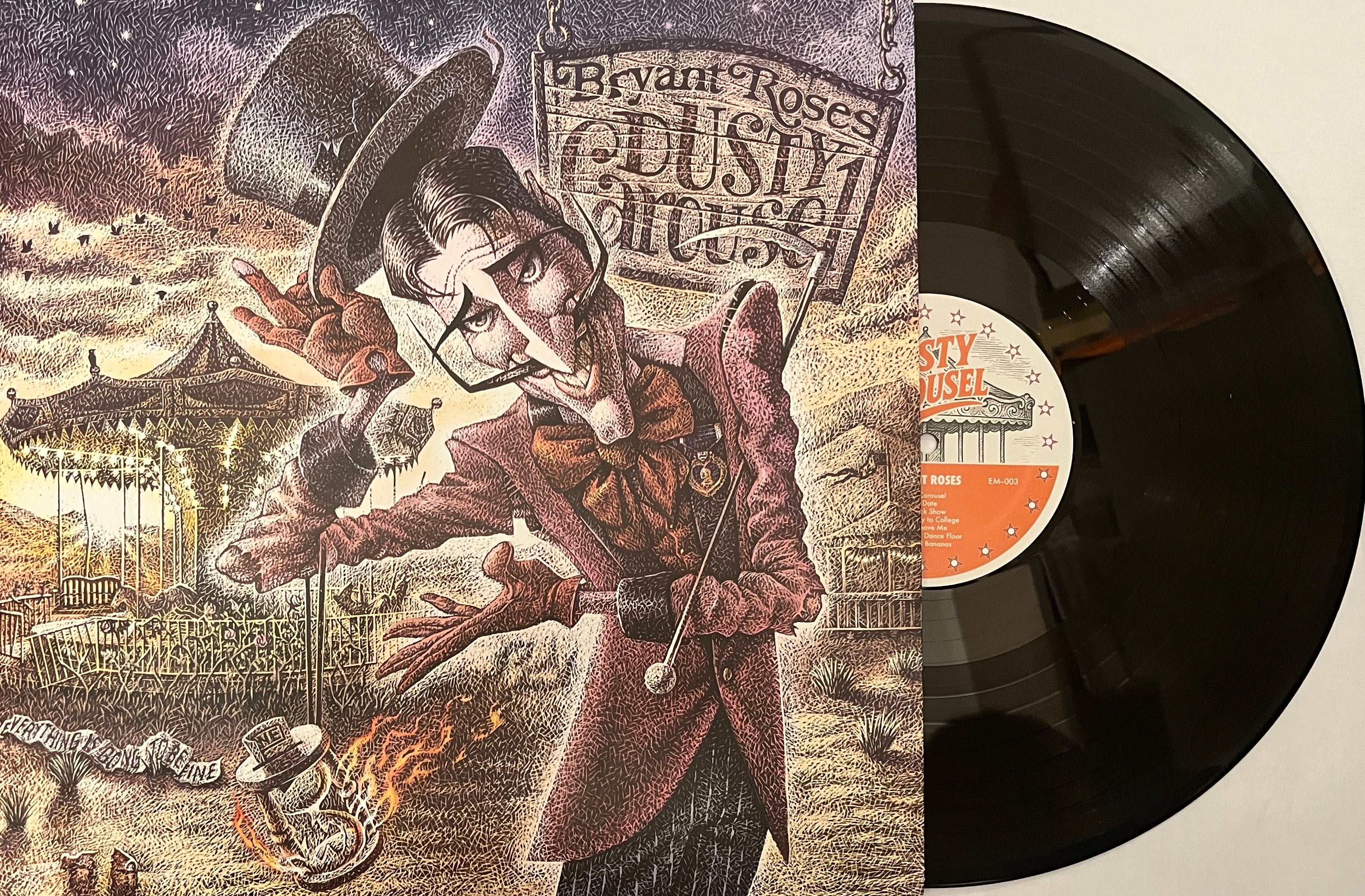 Dusty Carousel: Black Vinyl Record: The blink-182 Country Cover