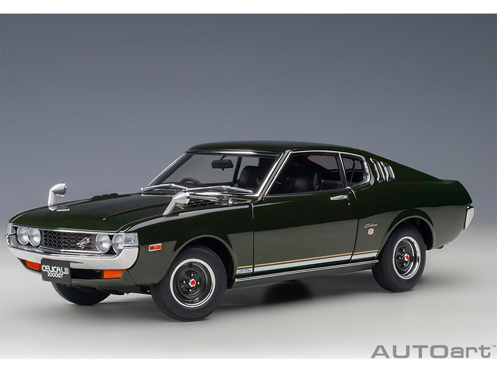 AUTOart 78768 1973 Toyota Celica Liftback 2000GT RA25 1:18 Moss