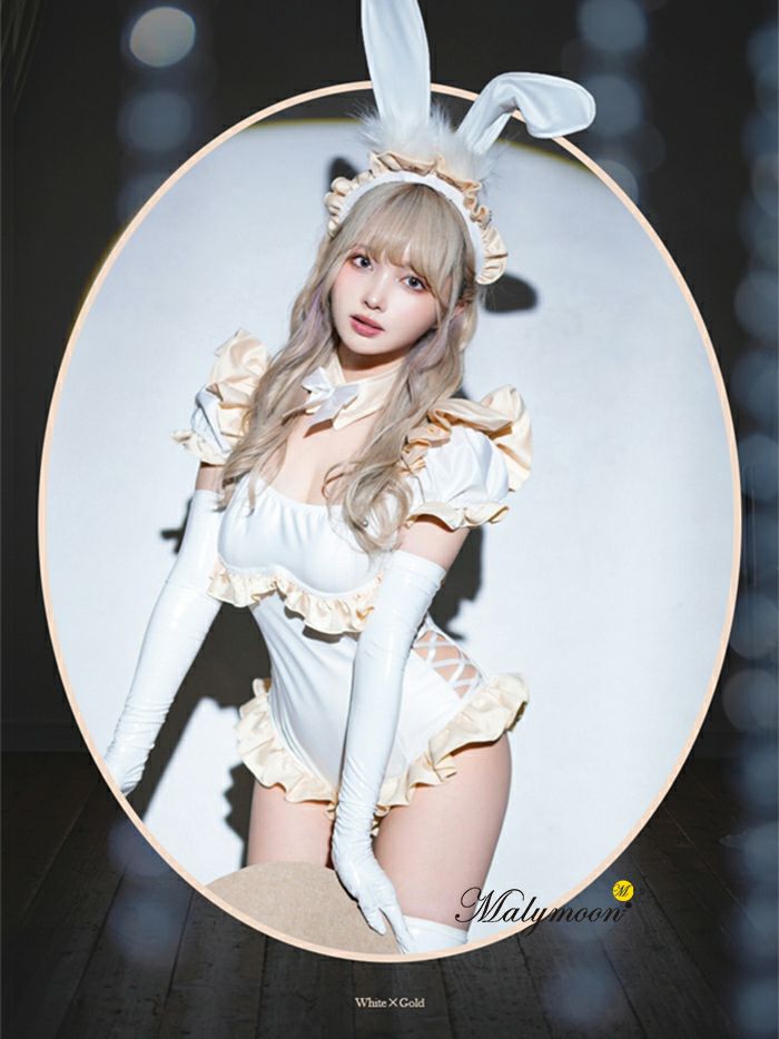 5点セット】Malymoon マリーンムーン フレンチメイドバニー ホワイト