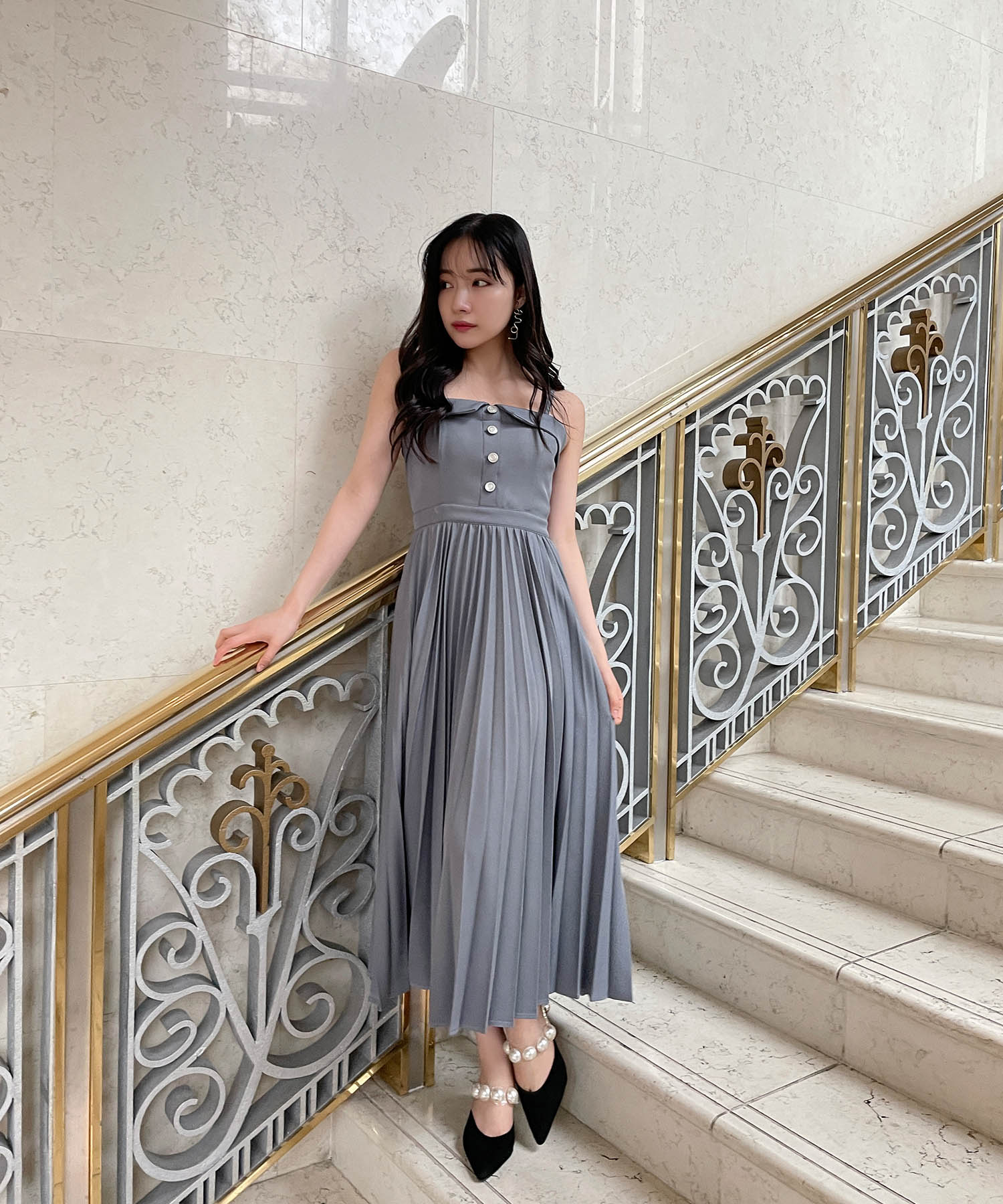 プリーツキャミワンピ – BUNNY APARTMENT