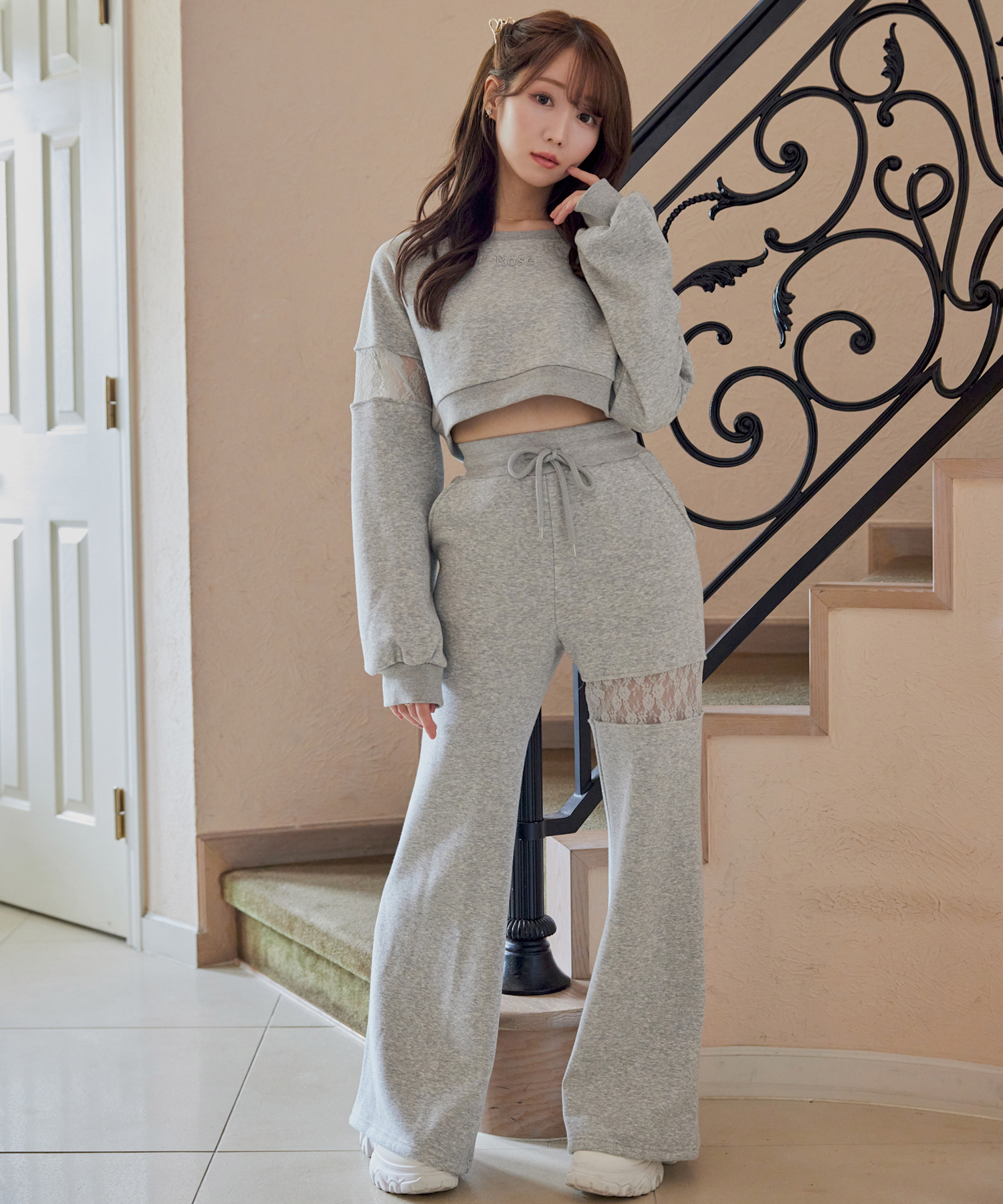 lace garter sweat set – BUNNY APARTMENT