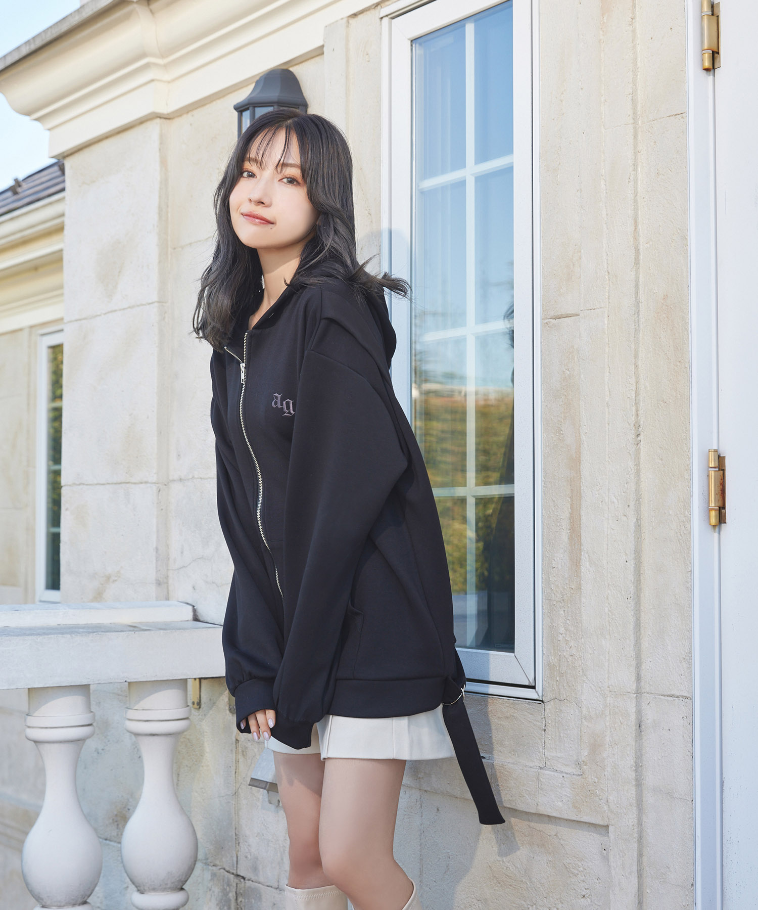 UNISEXバッククロスパーカー – BUNNY APARTMENT