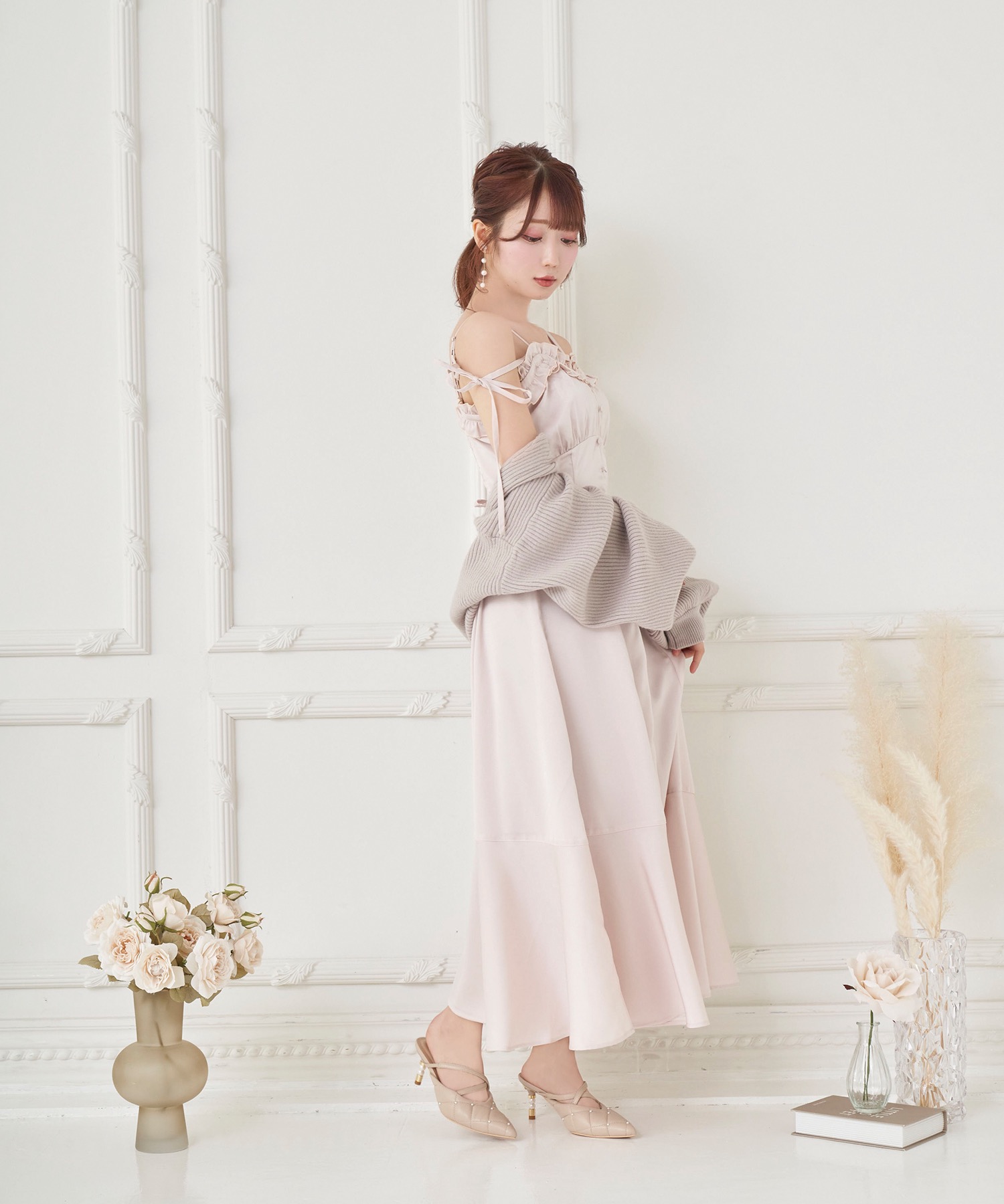 cami dress set cardigan – BUNNY APARTMENT