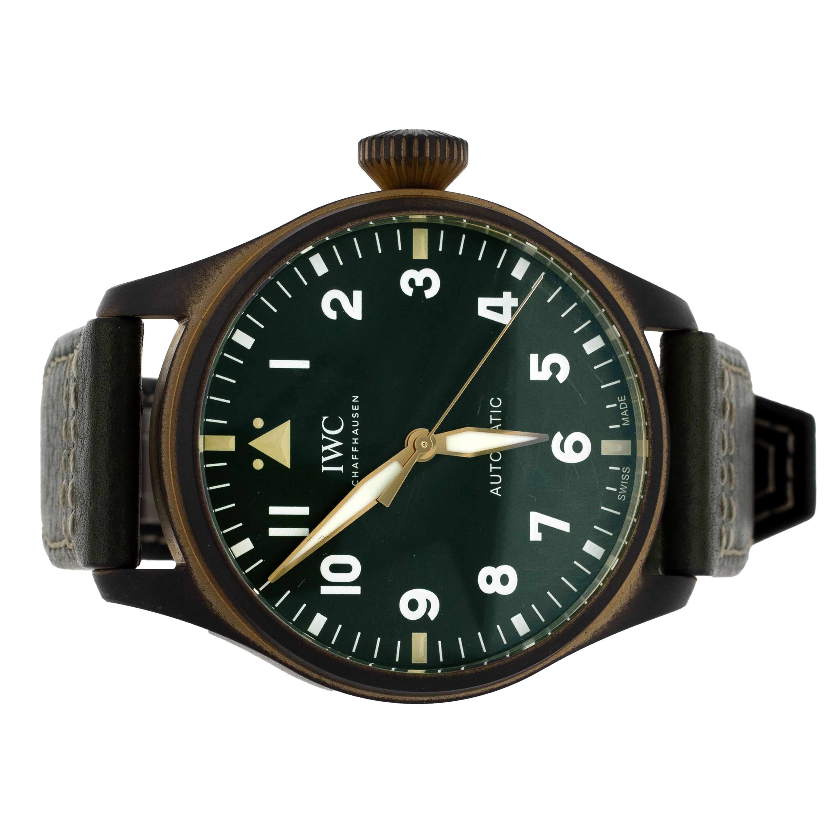 IWC Big Pilot's Watch 43 Spitfire Bronze 43mm Green Dial IW329702 Full
