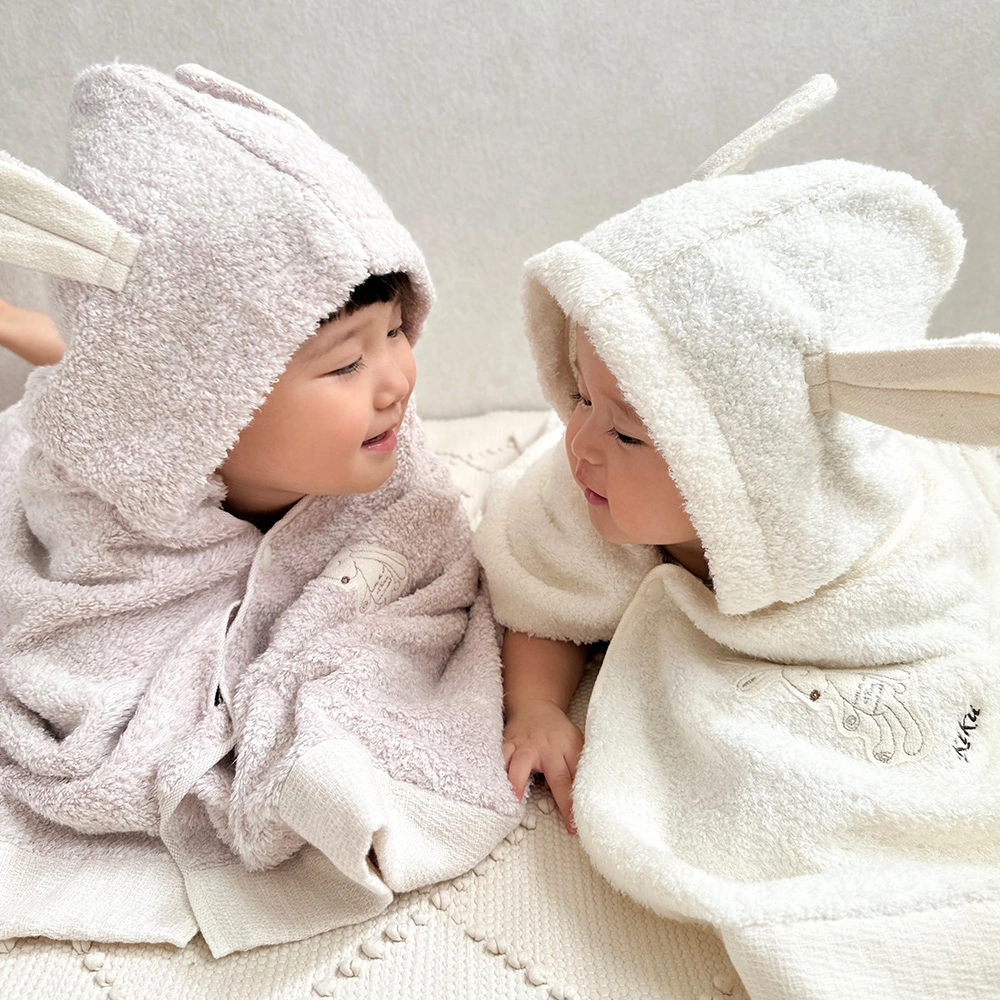 出産祝い おくるみ】Choetto(シュエット)フード付きバスタオル