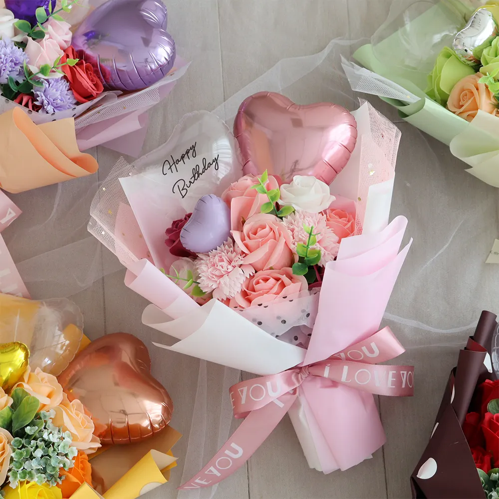 ソープフラワー ピッコロバルーンブーケ