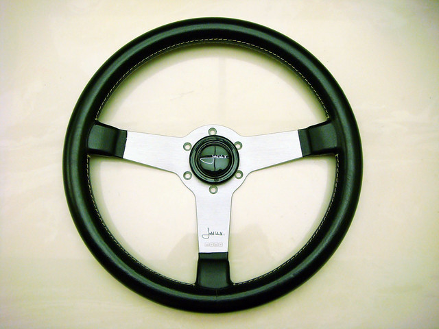 Momo jacky ickx & jackie stewart w/ vintage momo stacked logo and