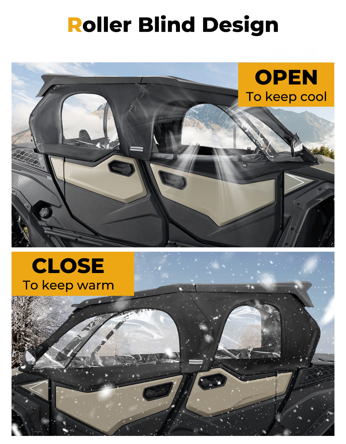 Soft Cab Enclosures for CFMOTO ZForce 950 SPORT 4 2024+ – CA Kemimoto