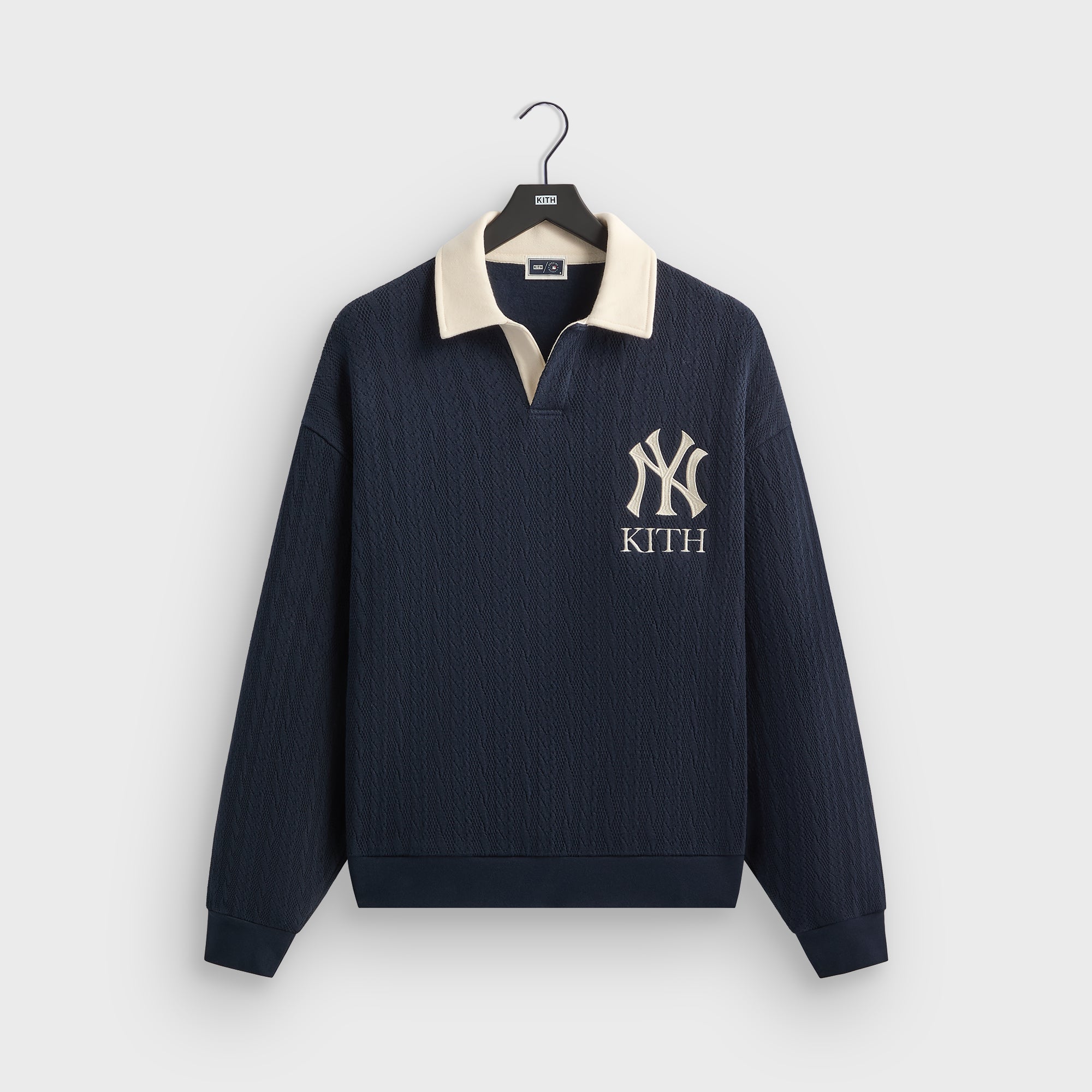 Kith for the New York Yankees Cropped Braxton Full Zip Hoodie