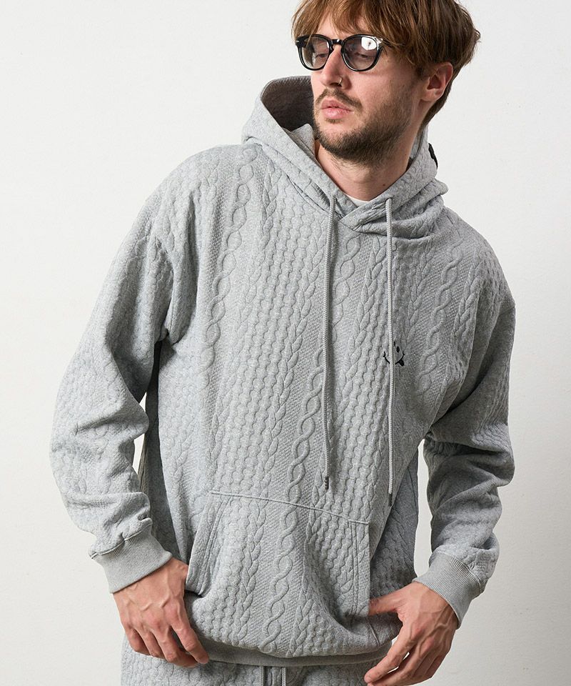 STUD MUFFIN(スタッドマフィン)】ケーブルジャガード ダブルフェイス